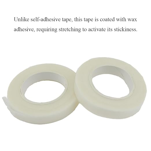 HAHIYO White 3Rolls 0.5Inch Wide Floral Tape - 270Feet/90Yard Total Paper Waterproof Florist Stem Wrap Tape Decorative Tape for Bouquet Stem Wrapping Corsages Flower Arranging Floral Craft
