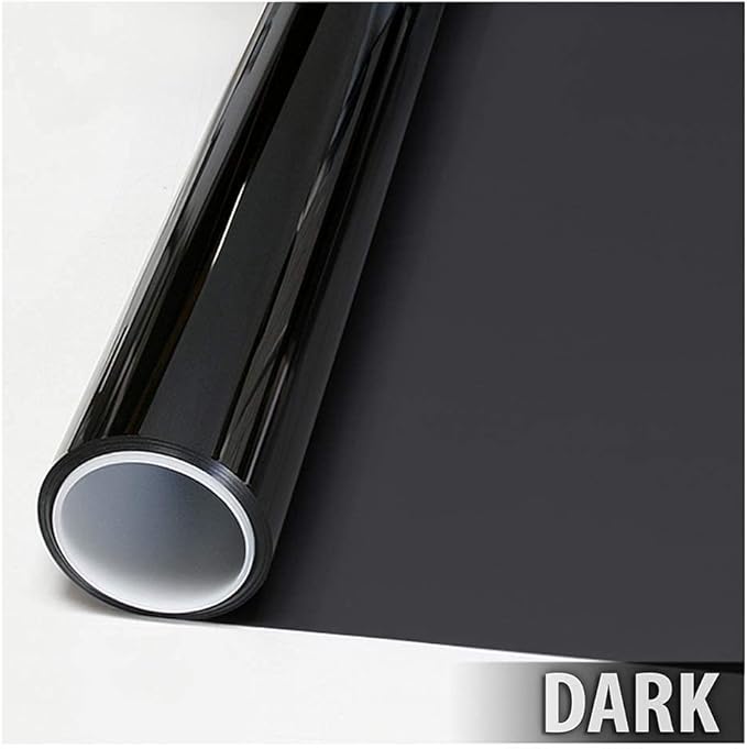 BDF EXNA20 Exterior Window Film Daytime Privacy and Heat Control Natural Black 20 (Dark) - 48in X 24ft