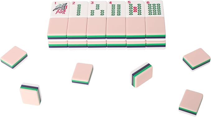 American Mahjong Tiles Set with 166 Quality Acrylic Tiles (1.2", Tiles Only), Mahjongg Game Set