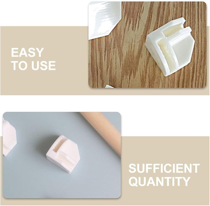 ARTIBETTER 50pcs Storage Buckle Wire Cube Storage Organizer Cube Wire Shelf Connector Closet Shelves Connectors Hooks Cubbie Modular Shoe White Plastic