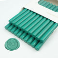 Wax Seal Stick, Ioggtser 20PCS Mini Glue Gun Wax Seal Stick for Wax Seal Stamp, Sealing Wax Sticks for Wedding Invitations, Cards, Envelopes (Olive Green)