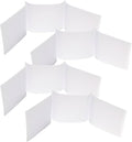 Frosted PVC Mahjong Card Sleeves - Waterproof Protectors for Mahjong Cards 2025, Soft Durable Cover fits 6.3x4.8 inch scorecard, Perfect for Mahjong Tile Set Gifts (Large-4)