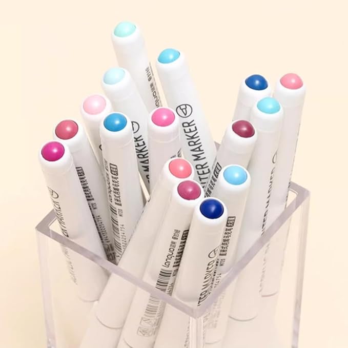 171 Colors Acrylic Paint Marker Single Tip Soft Brush Pens Ideal for Coloring Books, Canvas, Wood, Stone, Egg and DIY Crafts