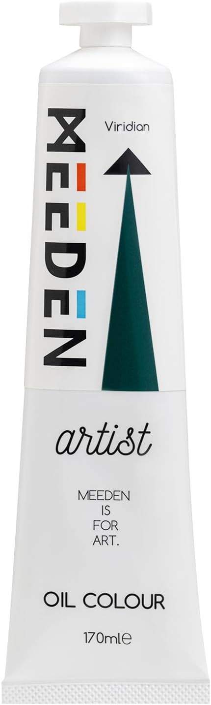 MEEDEN Artist Grade Oil Paint: Viridian - 170ml/5.7oz Tube - Professional Art Paints for Canvas Painting