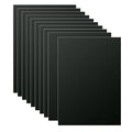 10PCS 7x5x1/32 Inch Anodized Aluminum Sheet, Black Aluminum Engraving Blanks, 1MM Thin Metal Plates for Laser Engraving, Crafting, DIY, House Decoration
