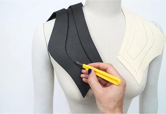 Labzhang Black EVA Foam Cosplay, 1 Piece of 8mm Craft Foam,Cosplay Foam, 14" x 39" Ultra-high Density 80 kg/m3 EVA Foam Sheets