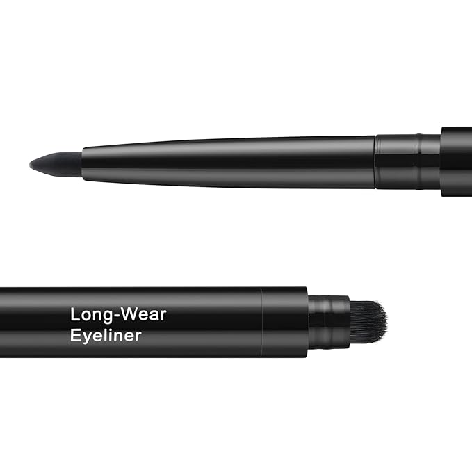 Smudge Proof Eyeliner, Waterproof Retractable Eye liner with Brush, Matte and Shimmer Eyeliner Pencil, Creamy Texture, Long lasting & Smooth(47 Baby Pink Shimmer)