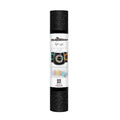 TECKWRAP Black Glitter Vinyl Permanent – Shimmer Vinyl Adhesive Vinyl Roll 1ft x 5ft, Glitter Black Vinyl for DIY Crafts Designs