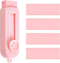 Pencil Erasers,Retractable Erasers for Pencils - 4+1 Pack Rubber Erasers (Pink)