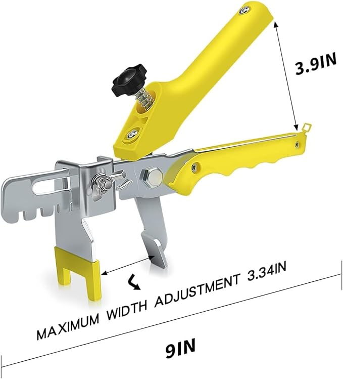DGSL Tile Leveling System with Tile Plier - 3000-Piece Tile Spacers Clips and 300-Piece Reusable Wedges - Tile Tools Set for Stone Installation