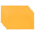 PATIKIL 6x10 Inch Anodized Aluminum Sheet Metal, 5Pcs Laser Plates Engraving Blanks 0.5MM Thin Rectangle for Crafting DIY House Laser Engraving, Yellow