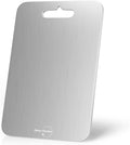 100% Pure Titanium Cutting Board for Kitchen 2mm Thickened, Easy to Clean, Dishwasher Safe, Double-Sided Chopping Board for Meat, Veggies, Fruits, Camping, Housewarming Gift (11.4" x 7.87")