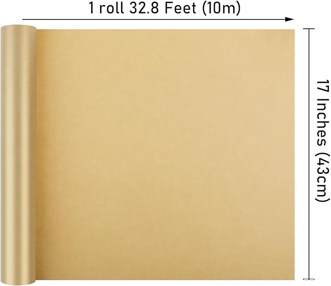 NESCCI Matte Wrapping Paper,Solid Color Pearly-Lustre Paper-3 Roll,17 Inches X 32.8 Feet Per roll.Gift Wrapping Paper,Perfect for Wedding,Valentine's Day,Birthday, Christmas,Baby Shower.