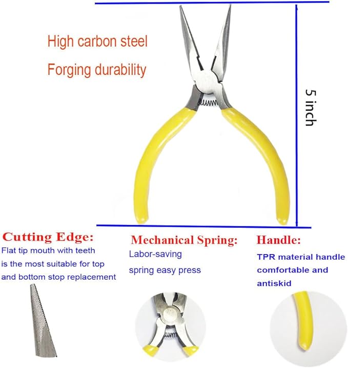 JOSDIOX 255-Piece Zipper Repair Kit – Replacement Sliders (#3, #5, #8), Install Pliers Tool, and Zip Extension Pulls for Jackets, Luggage, Backpacks, Tents, and Sleeping Bags