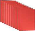 PATIKIL 3.3x2.1x1/32inch Anodized Aluminum Sheet, 10Pcs Metal Rectangle Aluminum Plate 0.8mm Thick Engraving Blanks for Laser Engraving DIY Decorative Crafting Home Decoration, Red