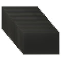 PATIKIL 2.1x3.3 Inch Anodized Aluminum Sheet Metal, 20Pcs Laser Plates Engraving Blanks 0.5MM Thin Rectangle for Crafting DIY House Laser Engraving, Black