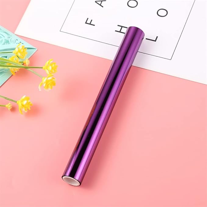 Foil Paper for Crafts Rolls 5Meters Toner Reactive Foil Roll for Scrapbooking Crafting Cardstock Decor Hot Stamping Holographic Heat Transfer DIY Crafts Accessories Foil by Laser Printer and Laminator