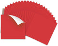 HTVRONT Red HTV Heat Transfer Vinyl Bundle: 24 Pack 12"x12" Iron on Vinyl Sheets for T-Shirt (1 PTFE Sheet Included), PU HTV Easy to Cut & Weed for Heat Design