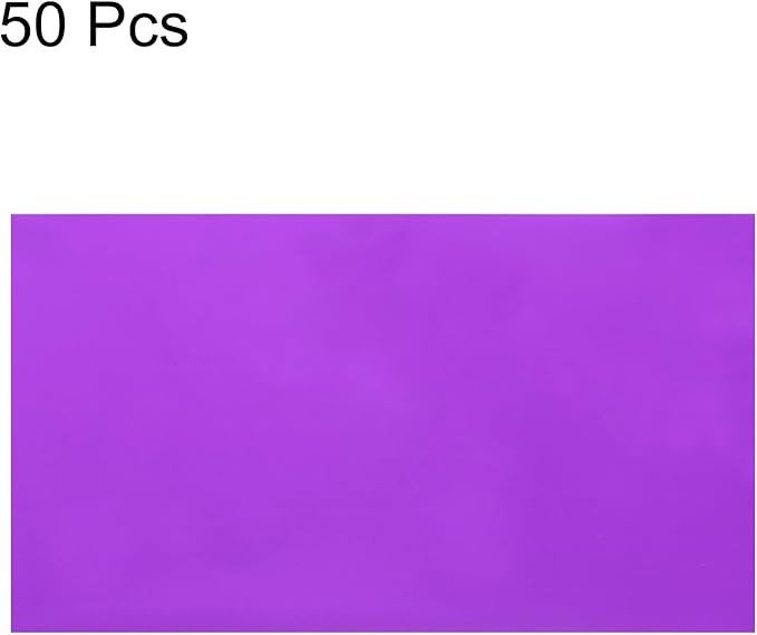 MECCANIXITY 50 Sheets Heat Reactive Foil, 20x29cm Purple Foil Transfer Sheets Toner Reactive Foil Transfer Foil Sheets Hot Foil Stamping Paper for Crafts DIY Cardmaking Album Decoration