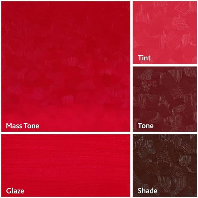Tusc & Pine Artist Oil Paint - Permanent Red Deep, 40 ml, Non-Yellowing, Rich & Creamy Consistency, Maximum Pigment Load, Small Batch Milled Oil Paints Made in the USA for Professional Artists