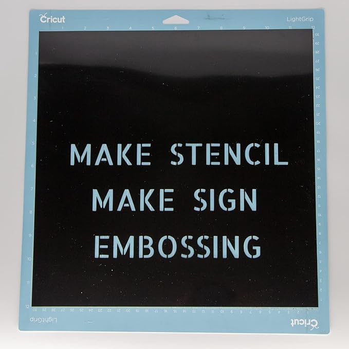 Opaque Black Plastic Sheets, 7.5mil (.0075") 12” X 12” Craft PET Film, PET Stencil Material, Glossy and Flexible Plastic Sheet for Crafts, Cricut, Silhouette Cameo, Sign Makers (10 Pack)
