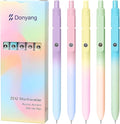 Gel Pens, 5PCS 0.7mm Cute Gel Pens Black Ink Fine Point Pens With Smooth Writing for Journaling Note Taking, High-End Series Ballpoint for School Office Supplies, Easter Basket Essentials(Gradient)