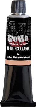 Soho Urban Artist Oil Paint - Yellow Pink (Flesh Tone), 170 ml Tube - Best Valued Oil Colors for Painting, Excellent Pigment Load