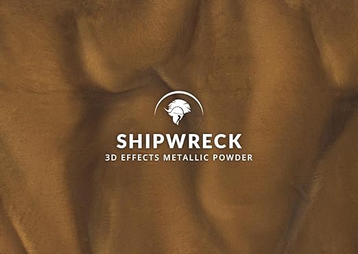 Spartan Epoxies Metallic Pigment Powder for Epoxy - 30 Unique Colors, 4oz for 1 Gallon and 12oz for 3 Gallons of Clear Epoxy, Made in the USA (Shipwreck, 12oz (135 Grams))