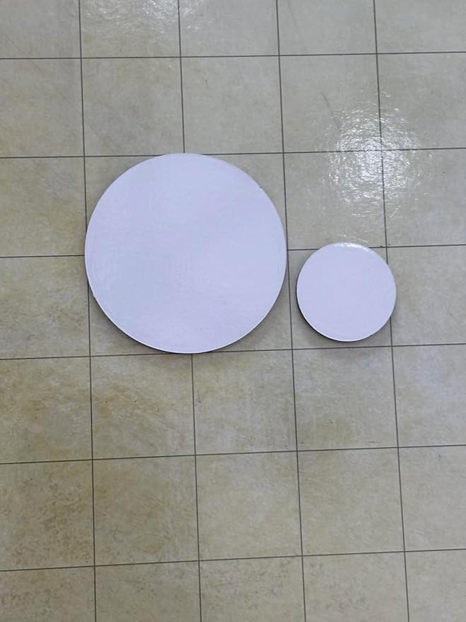 Futhark 100 Dry Erase Tokens for DND – Writable RPG Tokens in 2 Sizes for Combat Tracking, Initiative, Conditions, and Effects – Reusable Circle Markers for Tabletop Games