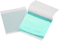 uxcell 100pcs Leaf Sheets, 3.5" x 3.5" Foil Sheets Paper Sheets for DIY Crafts Painting Nails Resin Furniture Decoration(Cyan)