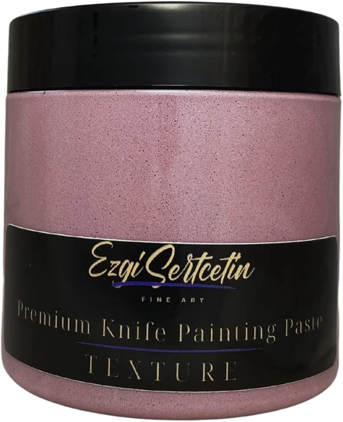 Premium Palette Knife Painting Paste|Texture Paste|Authentic Bright Colors|Ready to Use|Easy to Apply| 6oz (Plum)