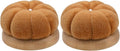 Uxney Pin Cushion,Wooden Sewing Pin Cushion Pincushion Needle Cushion for Sewing Quilting Needlework DIY Crafts(Brown,2 PCS)