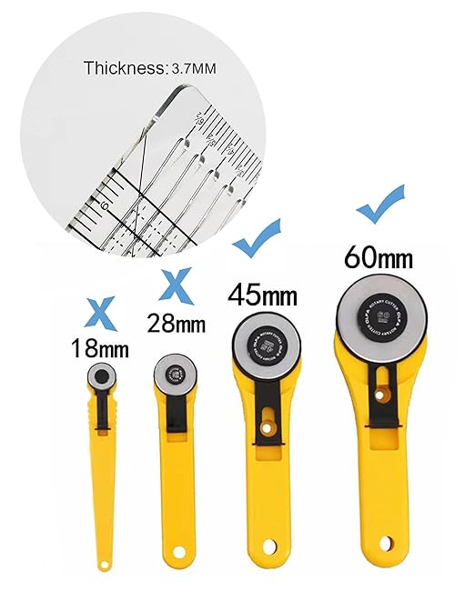 Quilting Ruler- 12.5 * 12.5" Slotted Rulers for Quilting and Sewing Quilt Strip Rulers for Fabric Precise Cutting