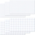 6 Sheet Double-Sided Foam Adhesive Squares, 2 Sizes 3D Square Foam Tape for Crafts, Pre-Cut Foam Mount Adhesive Strips for DIY, Scrapbooks, Office - 990pcs