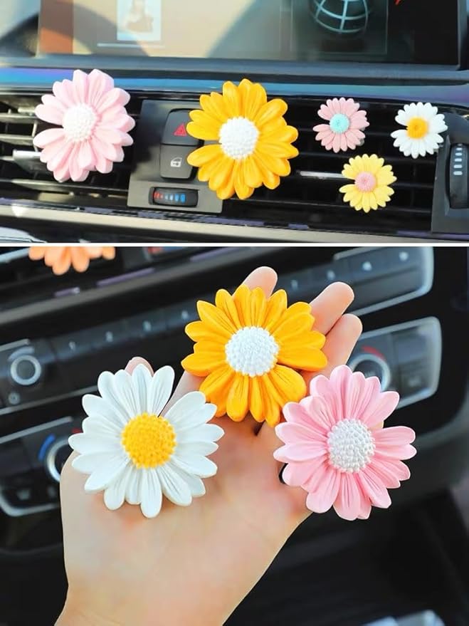 Daisy Candle Mold 2pack, Daisy Silicone molds for Candles, for soap,Candles,Resin,Polymer Clay, Plaster and More DIY Craft