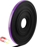 Magnetic Tape Roll Thin Strips, 0.39 Inch x 33 Feet Magnetic Board Dividers Whiteboard Graphic Decorative Tape Marking Line for Classroom Office Art Accessories(Purple)