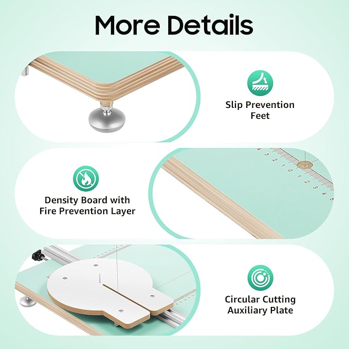 Tabletop Hot Wire Foam Cutter - 72W Portable & Lightweight Machine for Cutting Styrofoam, Foam Sponge & More | Precise Forming & Sculpting Tool