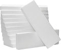 Juvale Foam Rectangle Blocks for Crafts - 12 in x 4 in x 1 in, White, 12 Pack - Cuttable & Paintable for Diorama Foam Boards & Sheets, Model Making & School Projects