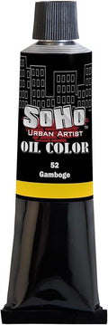 Soho Urban Artist Oil Paint - Gamboge, 170 ml Tube - Best Valued Oil Colors for Painting, Excellent Pigment Load