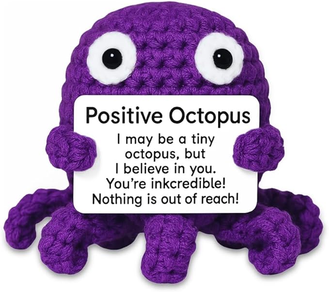 Purple Octopus Pin Cushion, Handmade Knitted Pincushions, Cute Pin Cushions Needle Holders for Sewing Quilting Accessory, DIY Crafts or Patchwork Decor
