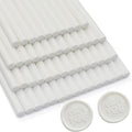 52pcs White Wax Sealing Sticks, Andotopee Glue Gun Adhesive Seal Sticks for Stamp Seals, Premium Sealing Wax for Envelope Seals Wedding Invitation Craft Adhesive, Great Gift Ideas (Mini Size)