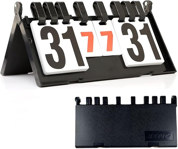 Portable Digital Scoreboard, Ping Pong Score Keeper Scoreboard for Tennis Soccer Football Sports, Sports Supplies Score Board for Games, Best Coaches Gifts Idea for Men, Boys