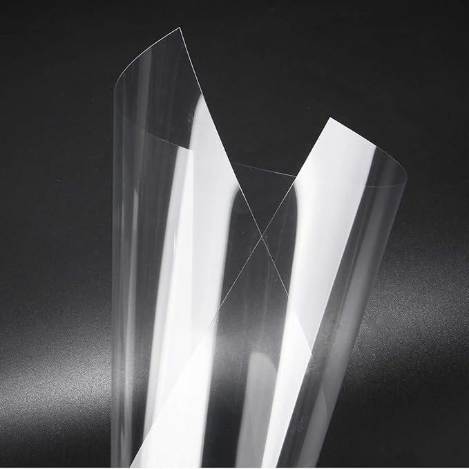 15 Pieces 4 mil Blank Stencil Sheets, 12 x 12 Inch Clear Blank Material Mylar Templates, Square Stencil Template for Vinyl Cutting Machine/Silhouette Stencils Material