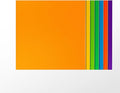 ROBOTIME 7-Pack Double-Sided Colored 1/8" Plywood Sheets - 12 x 12 x 1/8 Inch - Roller-Coated Solid Color 3mm Craft Wood Sheets for Laser Cutting, Engraving & Wood Burning - Assorted Colors