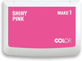 COLOP Make Series, Ink Stamp Pads, with Non-Toxic Premium Ink, Water-Based Acid-Free (Shiny Pink, Make 1-1-15/16" x 3-1/2")