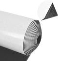 Neoprene Sponge Rubber Foam Sheets with Adhesive Backing, 12" x 81" x 1/16" Black Foam Roll Insulation Board Soundproof Neoprene Mat, Great for Cosplay Padding, DIY, Gaskets, Costume, Crafts