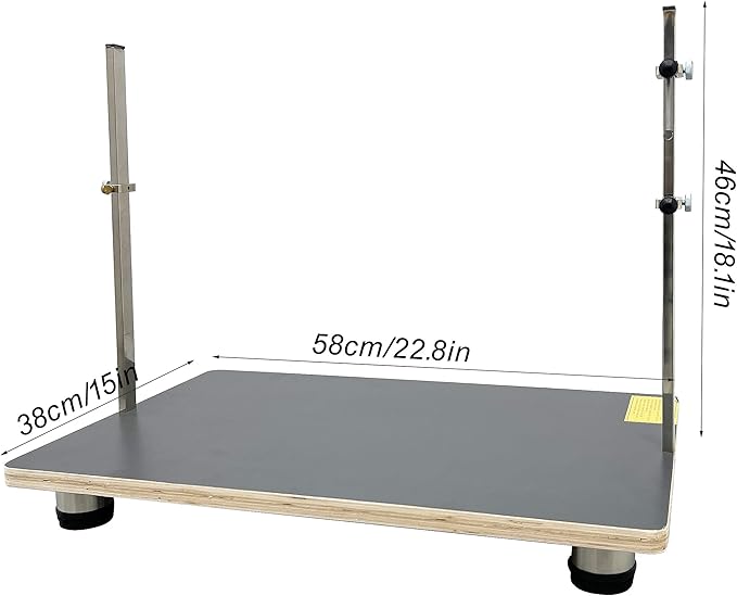 TECHTONGDA Hot Wire Foam Cutter Styrofoam Cutting Machine Thermocut with Temperature Adjuster and Cutting Wire 110V (38 x 58cm/15 x 22.8in, Black)