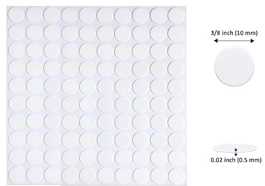 Adhesive Stick dots Two-Sided Sided Mounting Putty Stick Tack for Wall Hanging Crafts Balloons Festival Party Decorations,Clean Removable(.39"*0.39"-300)