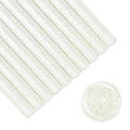 Glue Gun Sealing Wax Sticks for Wax Seal Stamp -Pearl White, Great for Wedding Invitations, Cards Envelopes, Snail Mails, Wine Packages, Christmas Gift Ideas, Pack of 10