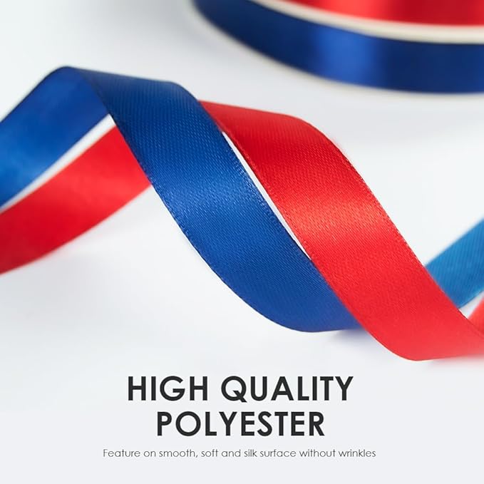 1/8" Wide x 100 Yards Single Face Polyester Satin Ribbon, Satin Ribbon for Crafts, Gift, Hair Bows, Wedding Party Decoration, Bow Making & Other Projects (Green)
